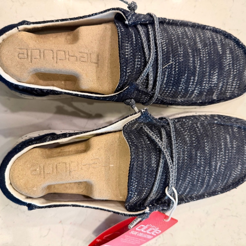 Hey Dude Women’s Navy Slip-On Loafers